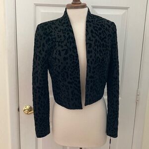 NWT Calvin Klein Cropped black bolero jacket